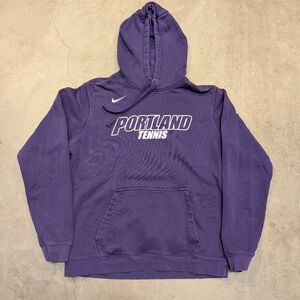 Nike Portland Tennis Hoodie Mens M Purple Fading 2017 WCC Champs